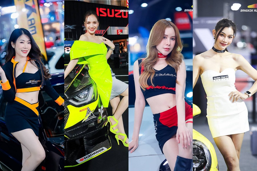 รวมภาพพริตตี้สาวสวยใน ‘แบงค็อก ออโต ซาลอน 2024’ 