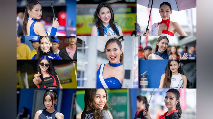 ประมวลภาพนางฟ้าริมแทร็ก “แพลน-บี มีเดีย บีอาร์ไอซี ซูเปอร์ไบค์ แชมเปียนชิพ 2024 สนามที่ 4 เรซสุดท้ายของปี