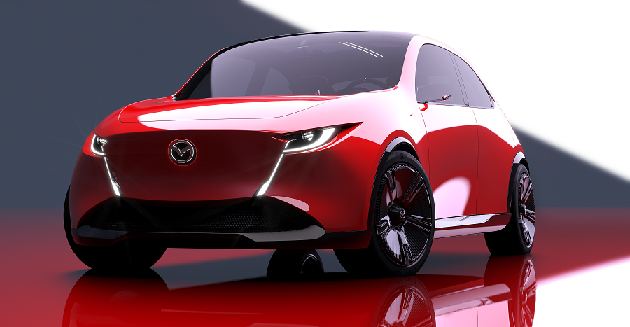 MAZDA VISION X-COMPACT ยนตรกรรมยานยนต์ต้นแบบ